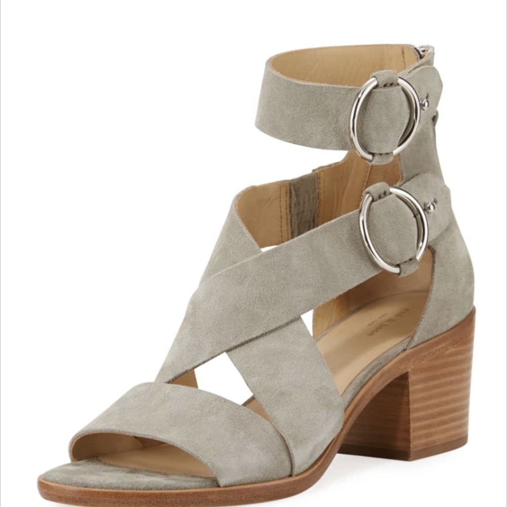 Rag & Bone Mari Suede Sandals in Gray - Size 7